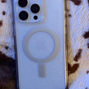 OtterBox Clear Glitter Phone Case with MagSafe